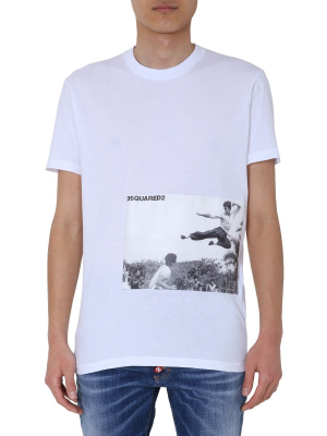 Dsquared2 Graphic Print Crewneck T-shirt