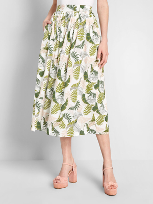 One Fine Vacay Midi Skirt