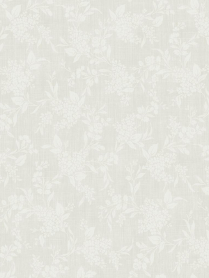 Morning Trail Wallpaper In Dove From The Spring Garden Collection By Wallquest