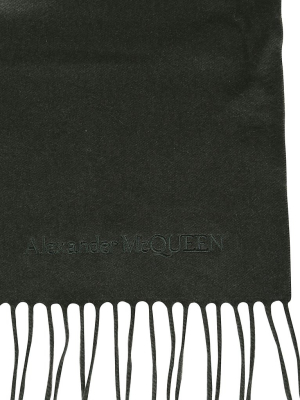 Alexander Mcqueen Fringed Scarf