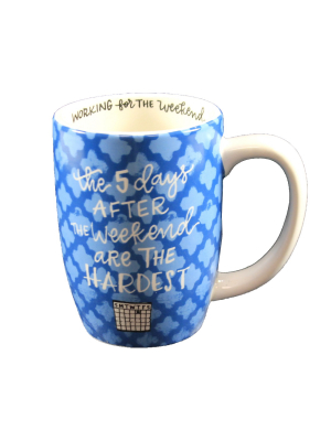 Tabletop 4.75" Five Days After Mug 16 Ounce Office Workplace Brownlow Gifts - Drinkware