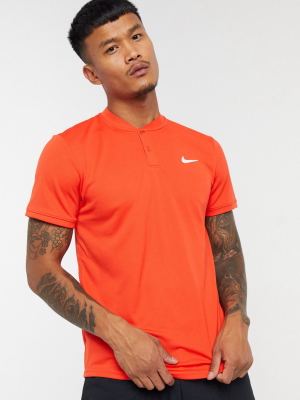 Nike Tennis Blade Polo Shirt In Red