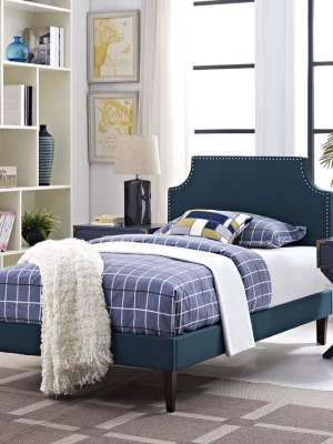 Conner Twin Platform Bed With Squared Tapered Legs