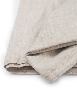 Large Natural Pure Linen Blanket