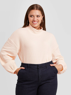 Women's Plus Size Pullover Sweatshirt - Ava & Viv™