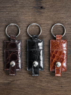 Crocodile Skin Key Fob