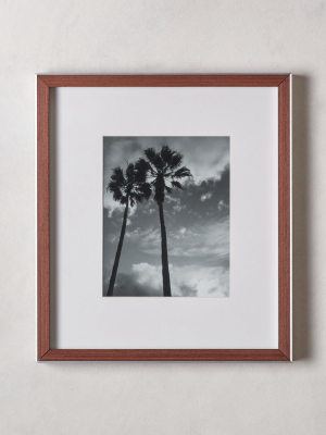 Gallery Walnut And Silver Border Frame With White Mat 8"x10"