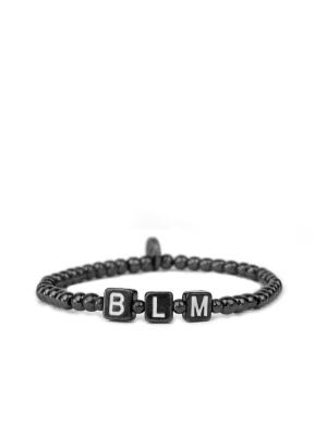 Black Lives Matter Stretch Bracelet