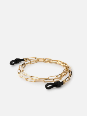 Volt Link Sunglass Chain, Gold