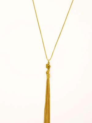 Chain Tassel Necklace