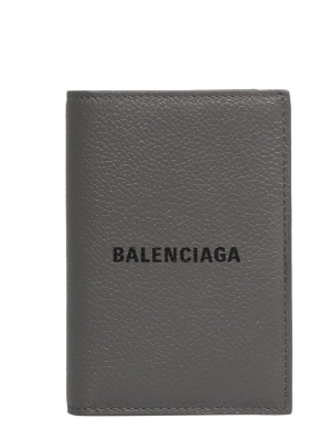 Balenciaga Logo Print Bifold Wallet