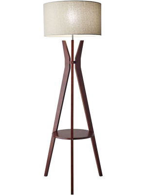 Beckler Shelf Floor Lamp