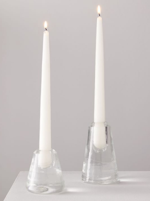 Ice Glass Candleholders