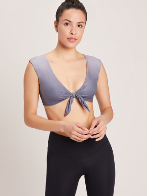 Knotty Sports Bra - Grey