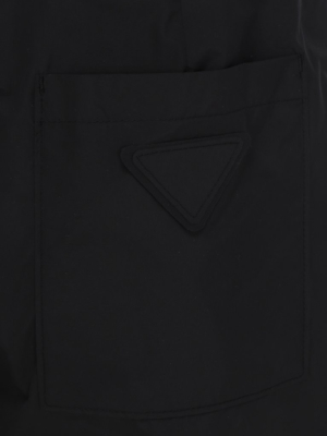 Prada Logo Patch Bermuda Shorts