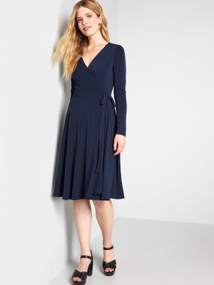 Say Yes To Timeless Wrap Dress
