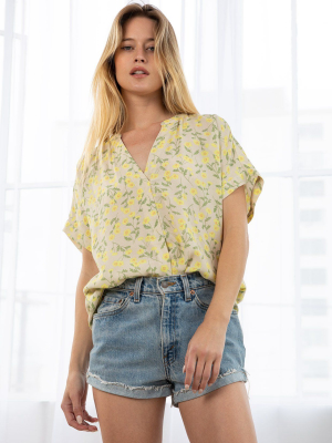 Citrus Short Sleeve Top