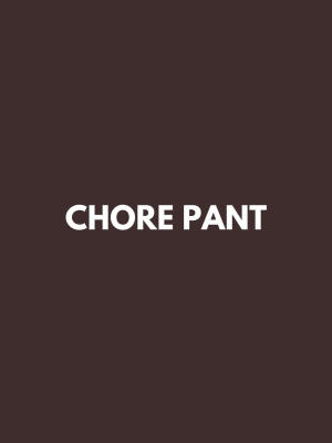 Noble Organic Chore Pant In Cocoa