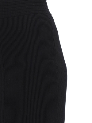 Balmain Zipped Knitted Mini Skirt