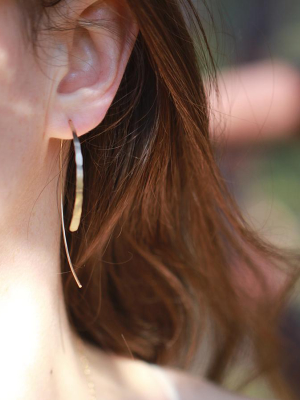 Wishbone Earrings - 2 Inch