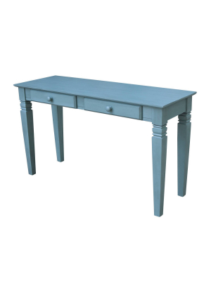 Java Console Table With 2 Drawers - International Concepts