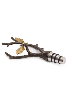 Butterfly Ginkgo Wine Stopper