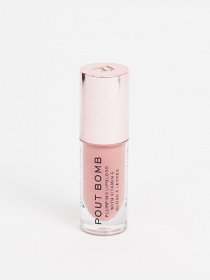 Revolution Pout Bomb Plumping Lip Gloss - Kiss