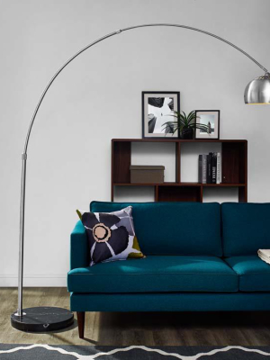 Sunny Round Marble Base Floor Lamp