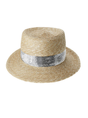 Maison Michel Ed Sequined Trilby Hat