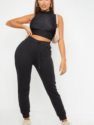 Shape Black Sweat Drawstring Joggers