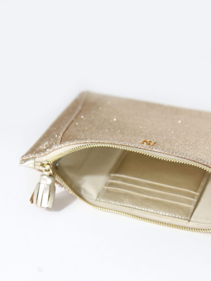 Gold Flat Clutch