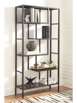 Frankwell Bookcase Brown/black - Signature Design By Ashley