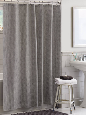 Waffle Weave Shower Curtain - Threshold™