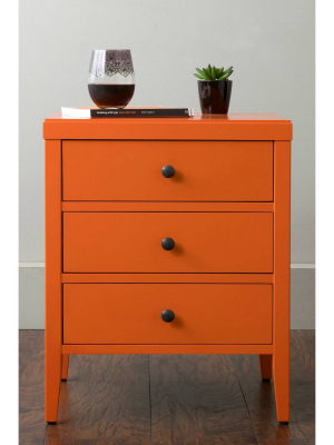 Webb Acacia Side Table Orange - East At Main