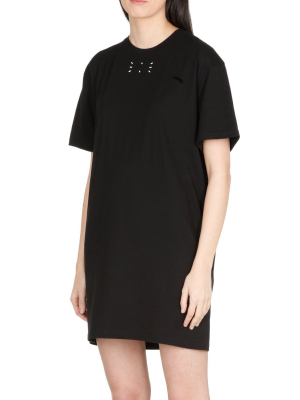 Mcq Alexander Mcqueen Logo Printed T-shirt Dress