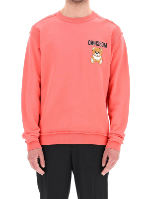 Moschino Teddy Bear Embroidered Sweatshirt