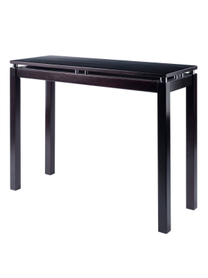 Linea Console Table Dark Espresso - Winsome