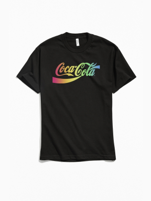 Coca Cola Rainbow Logo Tee