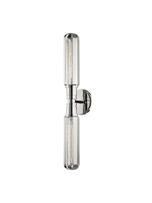 Hudson Valley Lighting Red Hook 2-bulb Sconce - Polished Nickel