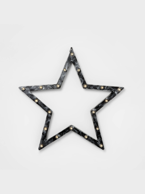 Metal Star With Light Decoration Table Top - Wondershop™