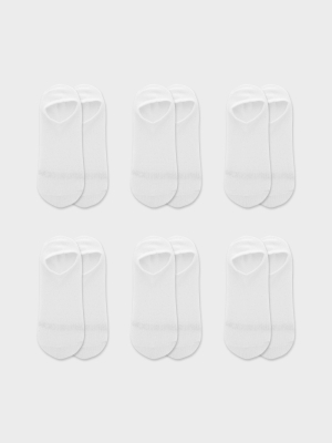 Fruit Of The Loom Women's Breathable Lightweight 6pk Liner Athletic Socks 4-10