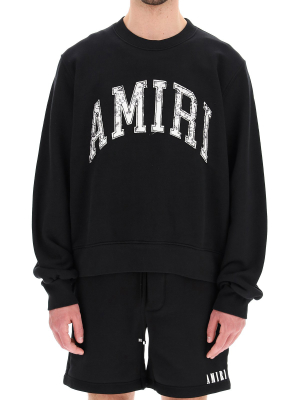 Amiri Varsity Crewneck Jumper