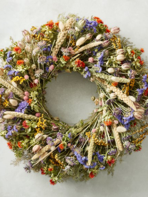 Field Of Flowers Wreath