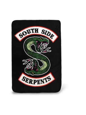 Just Funky Riverdale Southside Serpents 45x60 Inch Fleece Throw Blanket