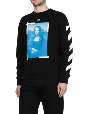 Off-white Monalisa Print Sweatshirt