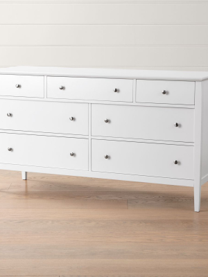 Mason White 7-drawer Dresser