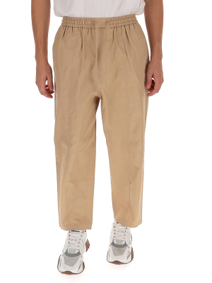 Jil Sander Drawstring Waist Cropped Pants