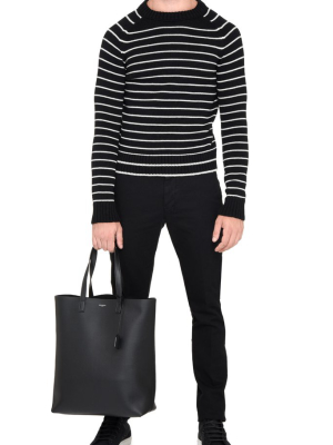 Saint Laurent Striped Knit Sweater