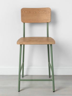 Wood & Steel Counter Stool - Hearth & Hand™ With Magnolia