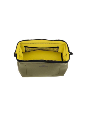 Wired Pouch - Large - Olive & Yellow